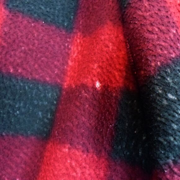 Columbia Shirt Jacket Women M Red Buffalo Plaid Checks South End Sherpa Shacket - Picture 10 of 11